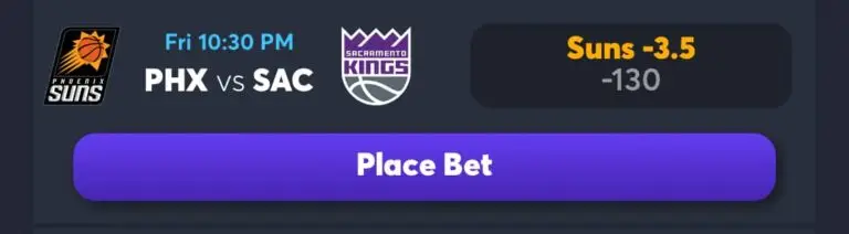 Suns vs Kings ai prediction